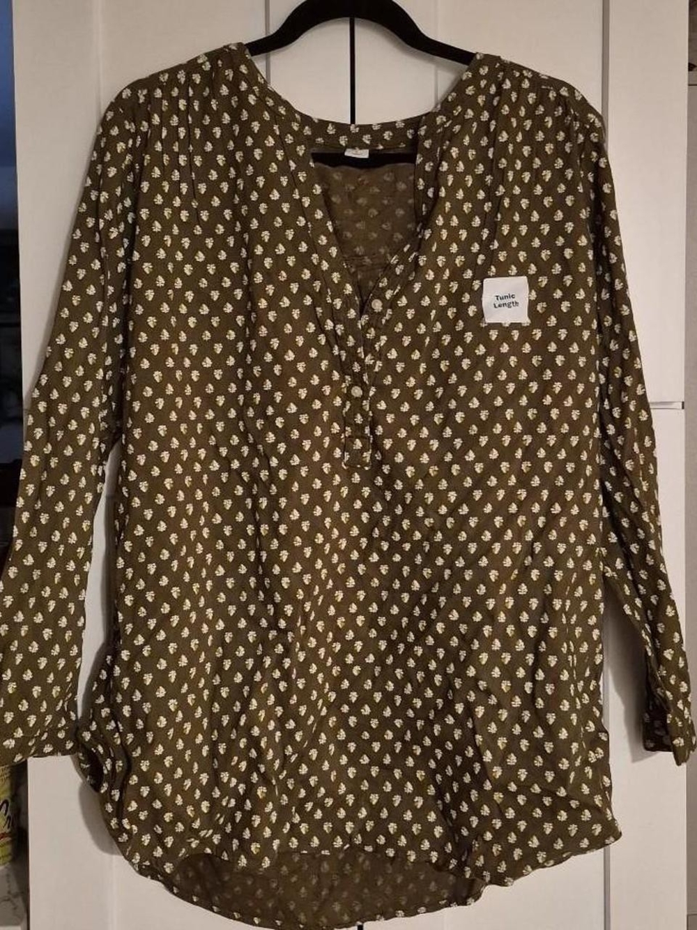 Printed V-Neck Tunic